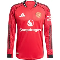 Adidas Manchester United Hemmatröja 2025/26 Långärmad Authentic - , storlek XX-Large