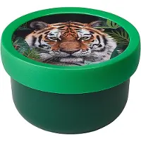Mepal Wild Tiger, Container, Rund, 0,3 l, Grön, Polypropylen (PP), Frukter