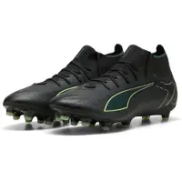 Puma Ultra 6 Match + FG/AG Eclipse - Svart/Grön/Grön terräng, storlek 43