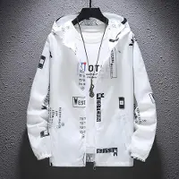 GMXIA Dammode UV-skyddskläder för utomhusbruk Sommar Casual Långärmade lösa koftor med huva 2XL white