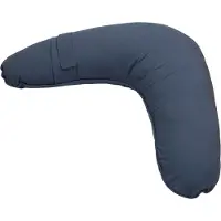 Müsli Amningskudde - - 75x35 cm - Kapok - Indigo - Enfärgad blå