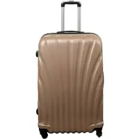 Borg Living Stor resväska - Guld Mussla - Hardcase resväska - Storlek Large - Exklusiv resväska