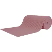 Borg Living Halkfri badmatta - Metervara - Enfärgad rosa - 65 cm bred - Multifunktionell matta för våtrum