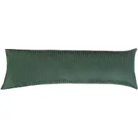 Borg Living Kuddfodral 50x150 cm - 100% bomullssatin - Multikudde - Klassiska gröna ränder