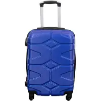 Borg Living Kabinväska - Hardcase lättvikts resväska - Stl liten - Military Blå