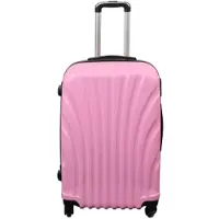 Borg Living Resväska - Hardcase resväska - Stl Medium - Rosa mussla - Exklusiv resväska