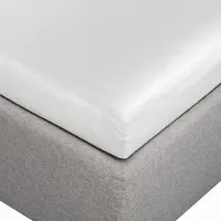 ByBorg Silkelakan - Formsydda lakan 90x200x8 cm - Vit - 100% morbærsilke -