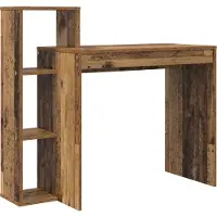 vidaXL Skrivbord Gammalt trä 100 x 40 x 90 cm Konstruerat trä