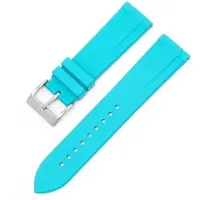 Freesh Premium Fluoro gummirem Snabbkoppling för Omega Rolex Seiko Spänne i rostfritt stål 20/22 mm armband för män kvinnor 22mm