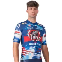 Castelli Competizione 3 Vuelta Short Sleeve Jersey - Blue - Soudal Quick-Step, Size L