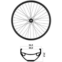 Mvtek 27.5´´ Tubeless Mtb Bakhjul