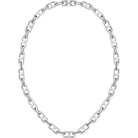 BOSS Brushed and polished chain necklace