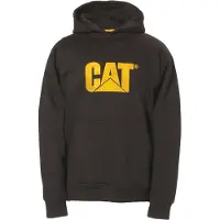 CAT varumärke bomull herr svart hooded sweatshirt