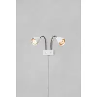 Markslöjd Vägglampa , Ciro, Vit, Vardagsrum, Metall, Modern