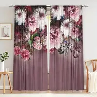 Household supplies MH 2 st Flerfärgade Livfulla Blommönster Gardiner Halvmörkläggande Gardiner, Sovrum, Vardagsrum, Fönster, Kök, Kontor, Heminredning W70X185H(cm)x2Pcs&Grommet Top