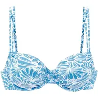 Venice beach Bikiniöverdel himmelsblå / vit