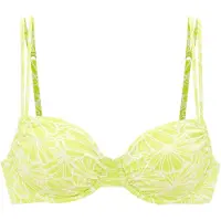 Venice beach Bikiniöverdel limette / vit
