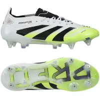 Adidas Predator Elite Sg Radiant Blaze - Vit/svart/lucid Lemon - Soft Ground (Sg), storlek 40