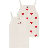 Petit Bateau Topp röd / vit