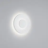 HELESTRA LED utomhus vägglampa BUD, dimbar, Vitt / opal, Aluminium / grå / zink, Modern, LED-vägglampa utomhus