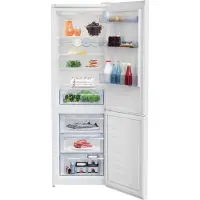 Beko RCSA366K40WN - Kylskåp/frys - bottenfrysskåp - bredd: 59.5 cm - djup: 67 cm - höjd: 185.2 cm - 343 liter - Klass E - vit