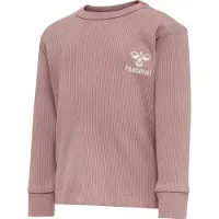 Hummel Tröja - HmlSami - Rib - Woodrose - - 74 - Tröja