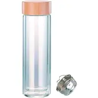 Alpina Glasflaska med tefilter & trälock