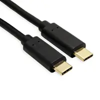 Value USB-kabel USB 2.0 USB-C-kontakt, USB-C-kontakt 2.00 m Svart Skärmad 11.99.8309