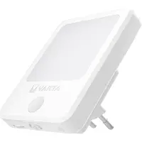 Varta Motion Sensor Plug Light 18624101401 Nattlampa med rörelsedetektor LED Varmvit Vit