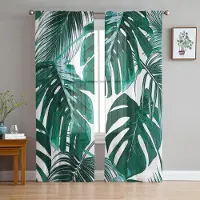 Household supplies MH Djungel Tecknad Djur Lejon Zebra Skira Gardiner för Vardagsrum Barn Sovrum Tyll Gardiner Kök Fönster Behandlingar Panel 1 PCS W100XH250cm&Grommet Top