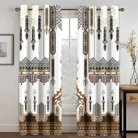 Yiran Furniture Eritrean Bohemia Boho Saba Barquote Abstrakt Etiopisk 2st Fönstergardiner För Barn Sovrum Vardagsrum Badrum Kicthen Dörr W50 X H130(CM)X2&Grommet Top