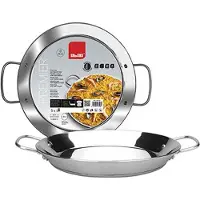 Jamon IBILI - Paellapanna Premier, 32 cm, Rostfritt stål, 5 portioner, Induktionskompatibel
