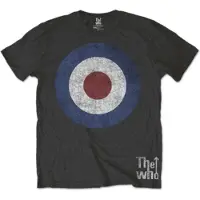 Ginza.se The Who: Unisex T-Shirt/Target Distressed (Black) (Small)