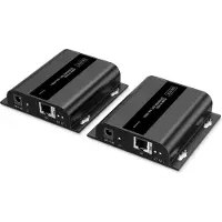 Digitus DS-55353 HDMI, HDMI -ingång, USB, USB-A, USB 1.1, RJ45, Micro USB HDMI Extender Set via nätverkskabel RJ45 200 m