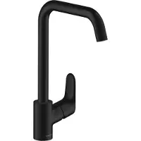 Hansgrohe Focus 260 köksblandare med en spak med svängbar pip i matt svart