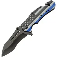Rite Edge Police Flag Linerlock