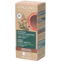 Logona Nourishing plant-based hair dye Powder mahogany red Hårfärg 100 g