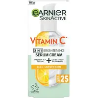 Garnier Vitamin C 2-in-1 Glow Boosting Serum Cream SPF 25 - 50 ml