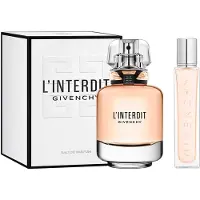 Givenchy L'Interdit Eau De Parfum Spray 80ml Travel Size 125ml Set