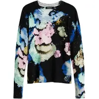 Desigual Nero Viscosa Damtröja