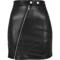 Urban Classics Synthetic Leather Biker Kort Kjol