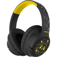 OTL TECHNOLOGIES Pokémon Pikachu LED-belysta trådlösa hörlurar - svart / gul