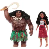 Disney Princess Vaiana Och Maui-dockor