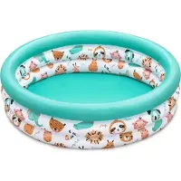 Bestway 51008 uppblåsbar pool Safari Animals 102 cm x 25 cm