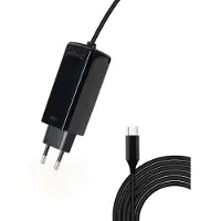 TooQ Chargeur - TOOQ - CARGADOR PORTATIL GAN USB-C PD 45W - Noir - 1,8 m - Universel svart