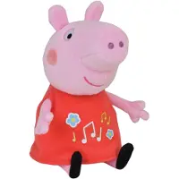 Big Buy Cooking Peppa Pig Musik Fuzzy Leksak - 20 cm
