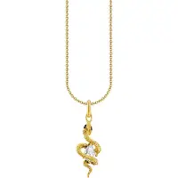 Thomas Sabo True Romance gold-plated with snake pendant Tempting Romance ormhalsband KE2300-565-14-L45V