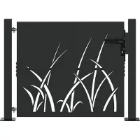 vidaXL Trädgårdsgrind, Trädgårdsgrind 105x75 cm i Cortenstål i Lawn Style Lumarko!