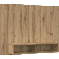 vidaXL TV-bänkset Artisan Ek 120 x 23,5 x 90 cm Konstruerat trä
