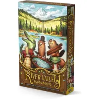 Allplay - River Valley Glassworks Retail Edition Brdspel fr familjer och vuxna - Mysigt men nd smart ritspel - Frgglada taktila bitar - Pon
